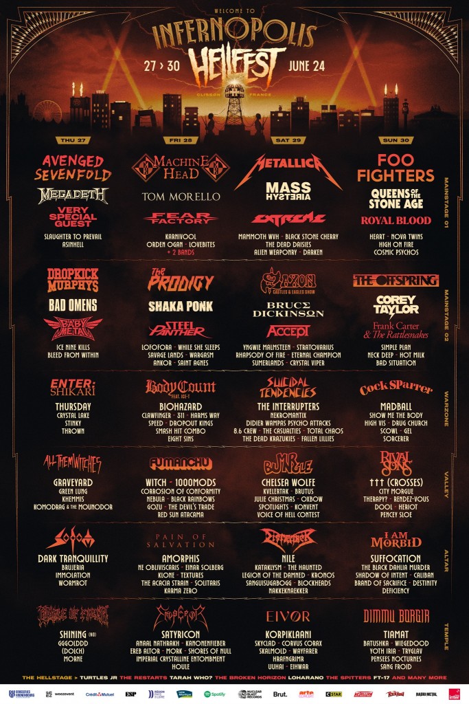 hellfest 2024 line up